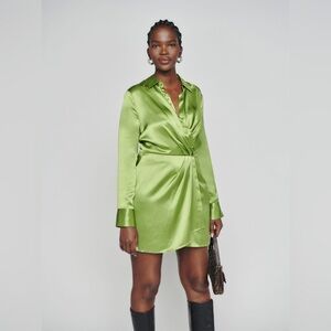 Reformation Alaine Silk Dress